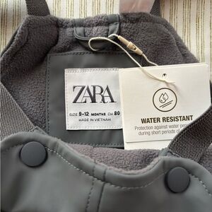 Zara Kids Gray Water Resistant Bag